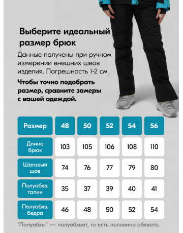 Женский зимний горнолыжный костюм синего цвета