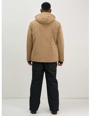 Мужской горнолыжный костюм: куртка и полукомбинезон для зимы