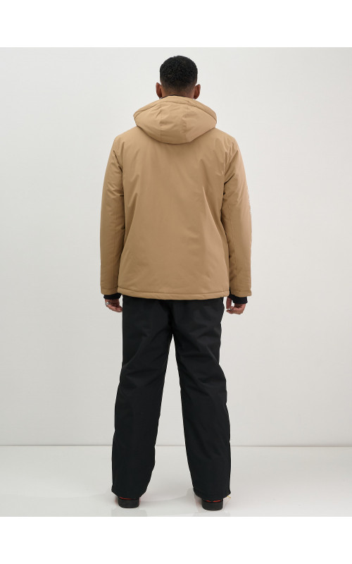 Мужской горнолыжный костюм: куртка и полукомбинезон для зимы