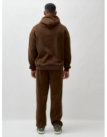 Мужской утеплённый спортивный костюм с начёсом для осени.