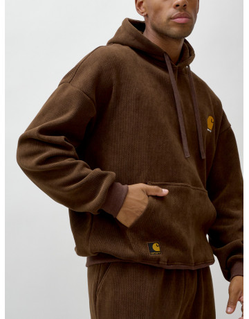 Мужской утеплённый спортивный костюм с начёсом для осени.