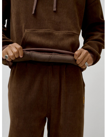 Мужской утеплённый спортивный костюм с начёсом для осени.