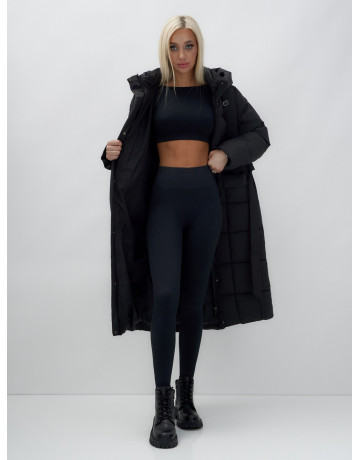 Длинный зимний пуховик для женщин