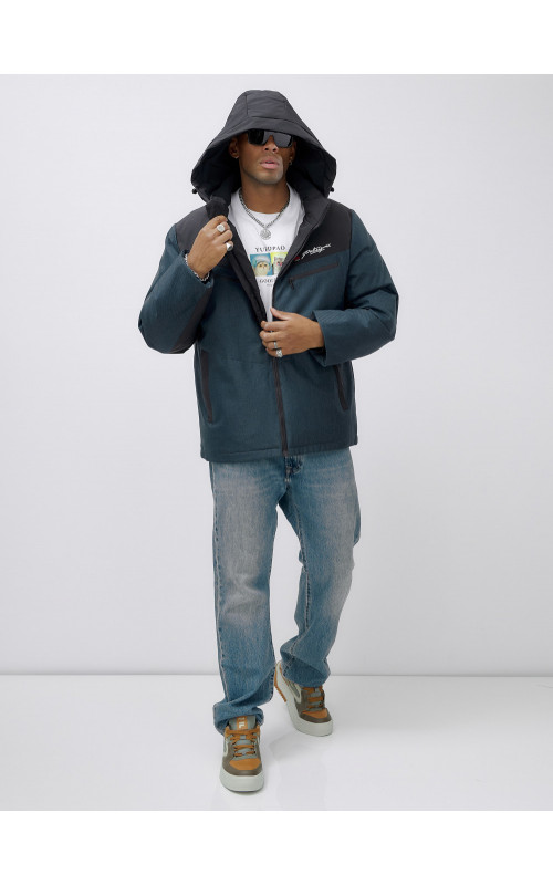 Мужская зимняя куртка больших размеров для активного отдыха