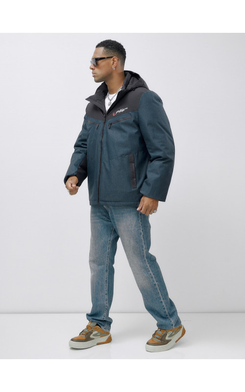 Мужская зимняя куртка больших размеров для активного отдыха