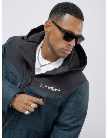 Мужская зимняя куртка больших размеров для активного отдыха