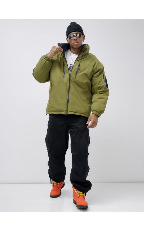 Мужская зимняя куртка двусторонняя для активного отдыха