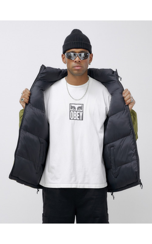 Мужская зимняя куртка двусторонняя для активного отдыха