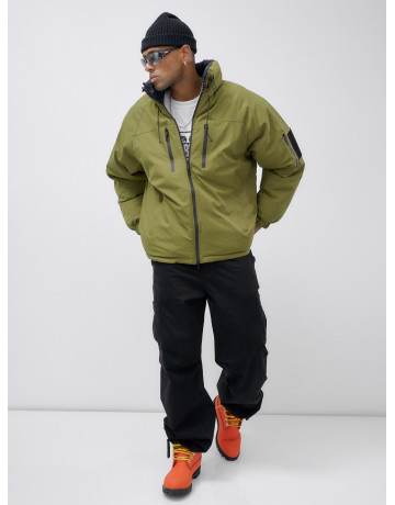 Мужская зимняя куртка двусторонняя для активного отдыха