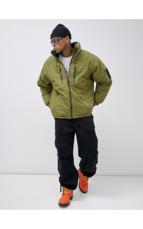 Мужская зимняя куртка двусторонняя для активного отдыха