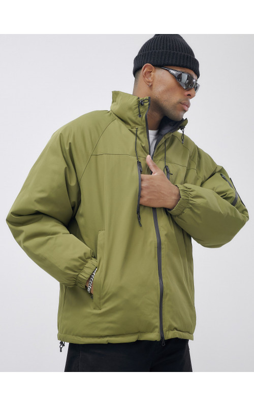 Мужская зимняя куртка двусторонняя для активного отдыха