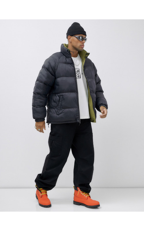 Мужская зимняя куртка двусторонняя для активного отдыха