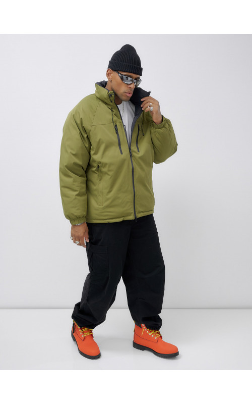 Мужская зимняя куртка двусторонняя для активного отдыха