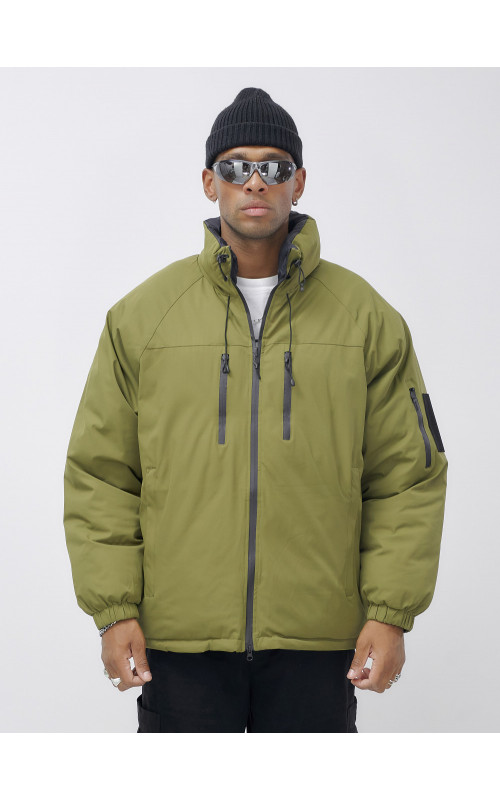 Мужская зимняя куртка двусторонняя для активного отдыха