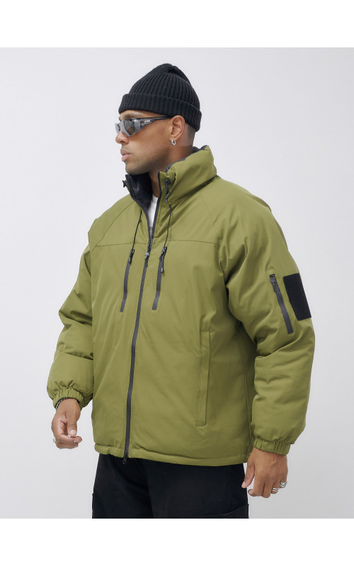 Мужская зимняя куртка двусторонняя для активного отдыха