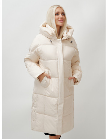 Длинный зимний пуховик для женщин
