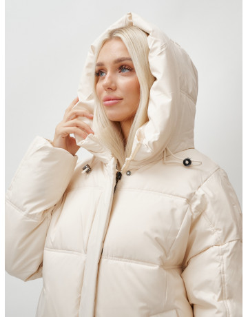 Длинный зимний пуховик для женщин