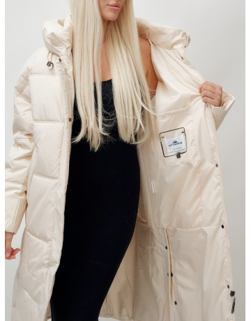 Длинный зимний пуховик для женщин