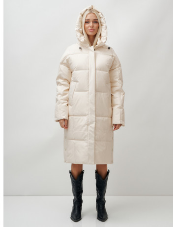 Длинный зимний пуховик для женщин