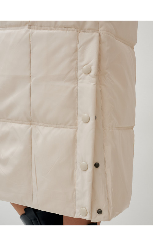 Длинный зимний пуховик для женщин