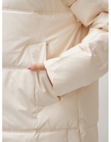 Длинный зимний пуховик для женщин