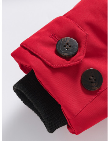 Ветро- и водонепроницаемая парка для девочки, активный отдых