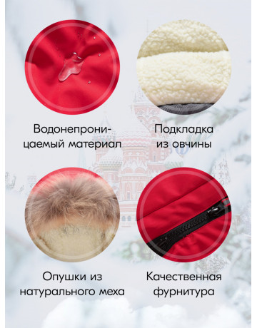 Ветро- и водонепроницаемая парка для девочки, активный отдых