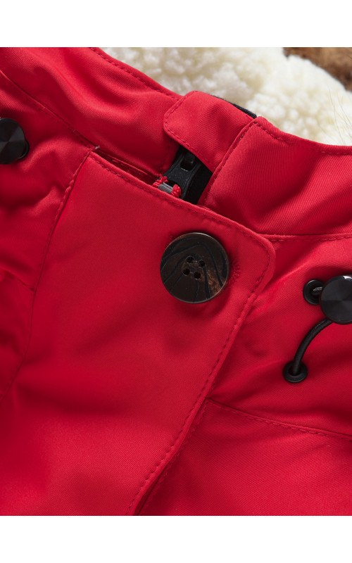 Ветро- и водонепроницаемая парка для девочки, активный отдых