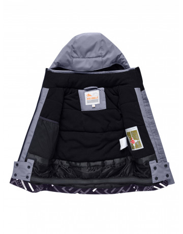 Горнолыжный костюм для мальчика серого цвета