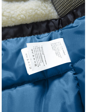 Зимняя парка с мехом енота для мальчика-подростка