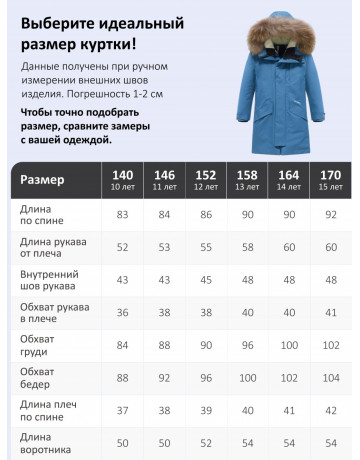 Зимняя парка с мехом енота для мальчика-подростка