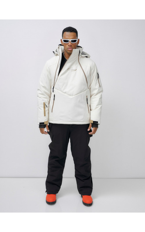 Мужской горнолыжный костюм: куртка-анорак и полукомбинезон