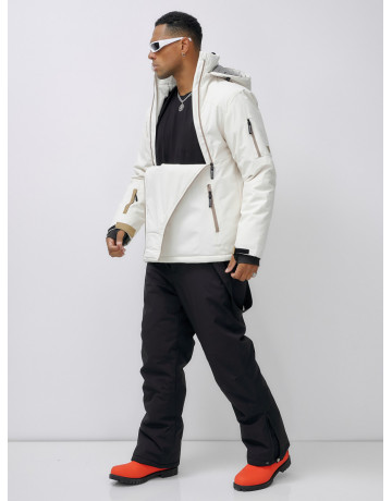 Мужской горнолыжный костюм: куртка-анорак и полукомбинезон