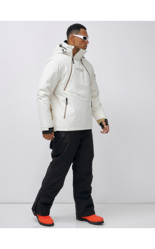 Мужской горнолыжный костюм: куртка-анорак и полукомбинезон