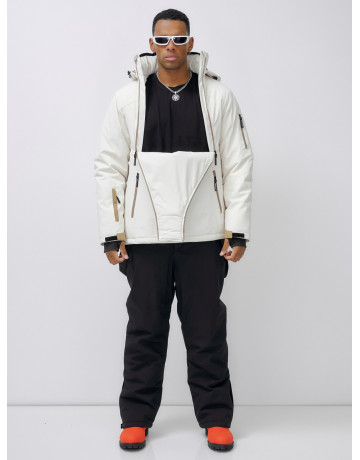 Мужской горнолыжный костюм: куртка-анорак и полукомбинезон