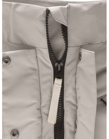 Зимняя парка для девочки-подростка с меховой подкладкой.