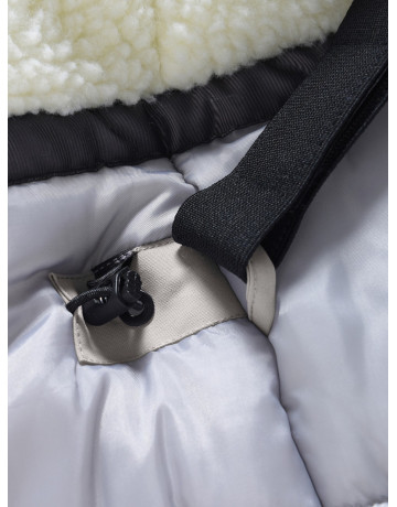 Зимняя парка для девочки-подростка с меховой подкладкой.