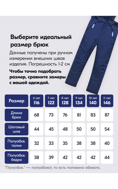 Горнолыжный костюм зимний для мальчика тёмно-синий