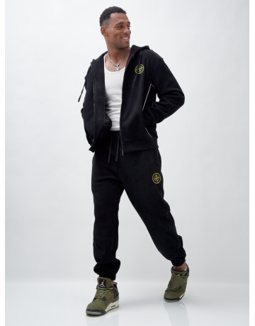 Утеплённый демисезонный костюм для мужчин свободного кроя.