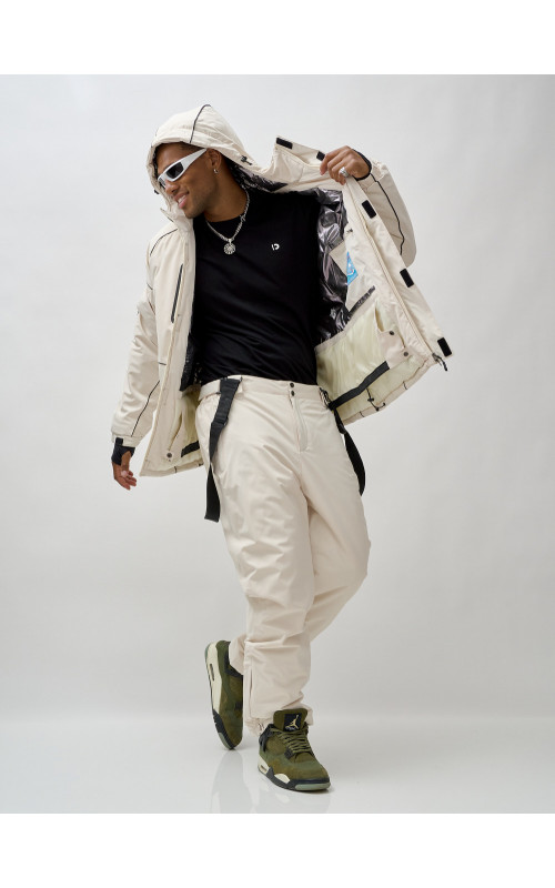 Мужской горнолыжный костюм зимний водонепроницаемый для активного отдыха.