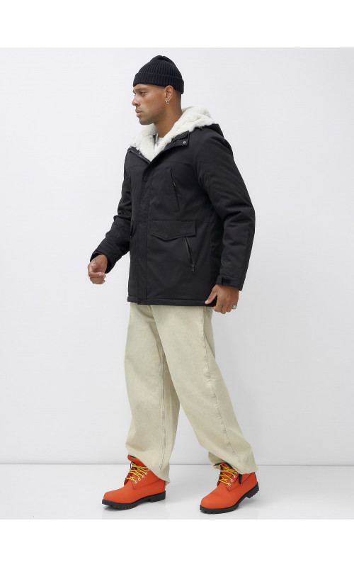 Мужская зимняя парка для активного отдыха.