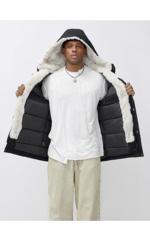 Мужская зимняя парка для активного отдыха.