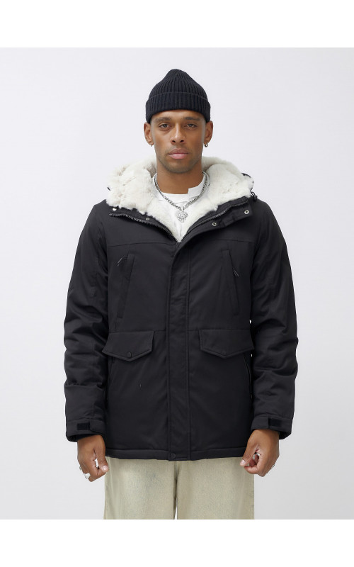 Мужская зимняя парка для активного отдыха.