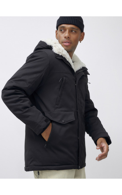 Мужская зимняя парка для активного отдыха.