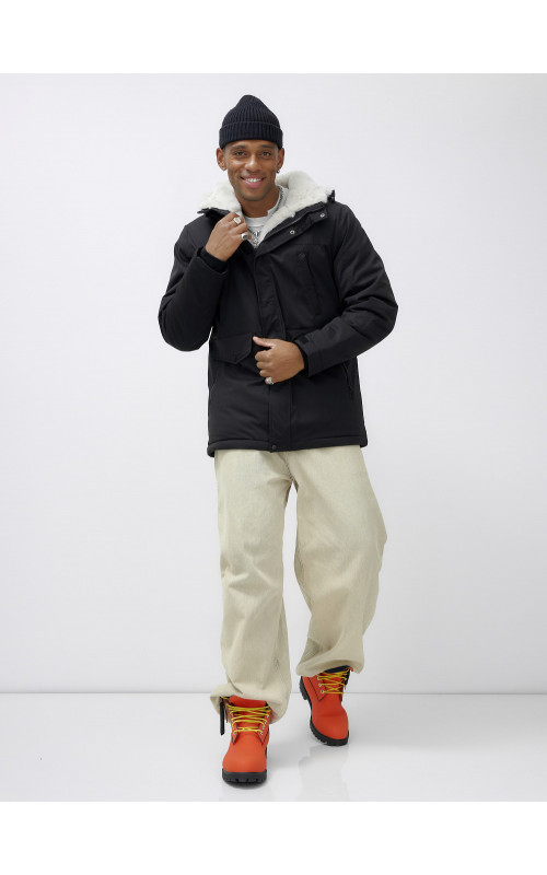 Мужская зимняя парка для активного отдыха.