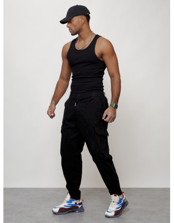 Мужские брюки карго зауженного кроя.