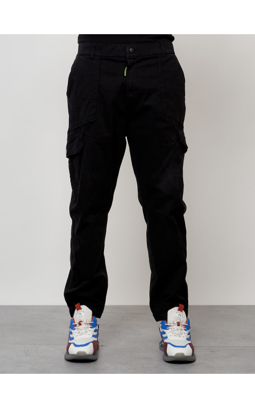 Мужские брюки карго зауженного кроя.