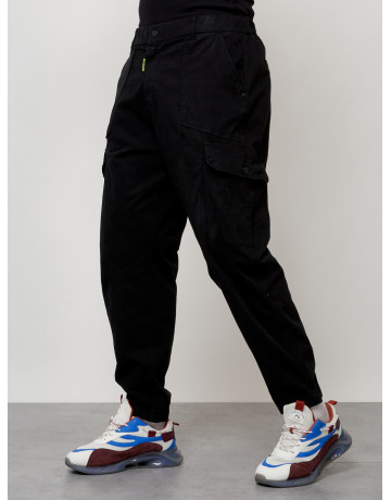 Мужские брюки карго зауженного кроя.