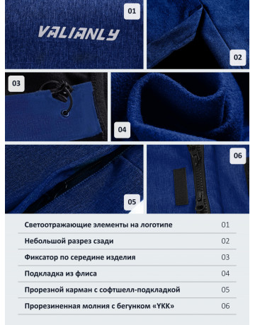 Спортивная парка для мужчин с капюшоном