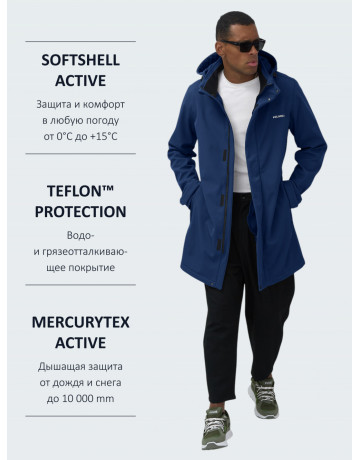 Спортивная парка для мужчин с капюшоном